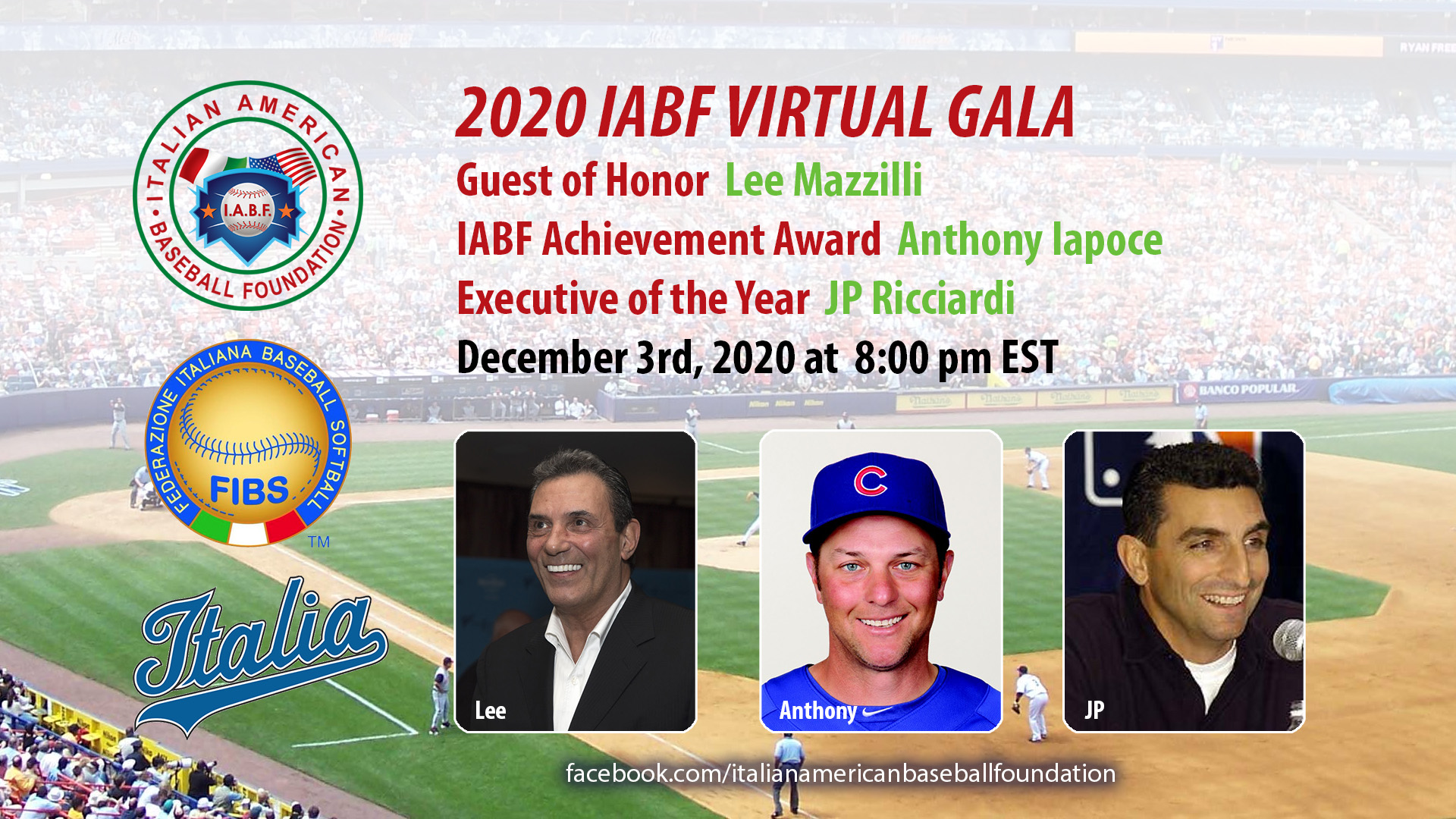 2020 IABF virtual gala dinner slider