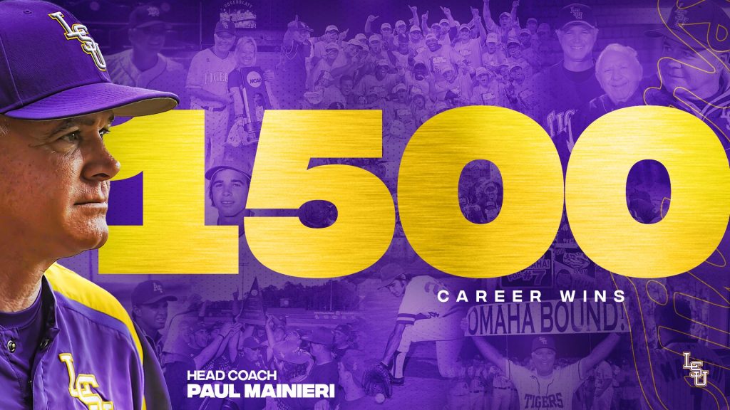 LSU's Paul Mainieri Earns Career Win No. 1,500