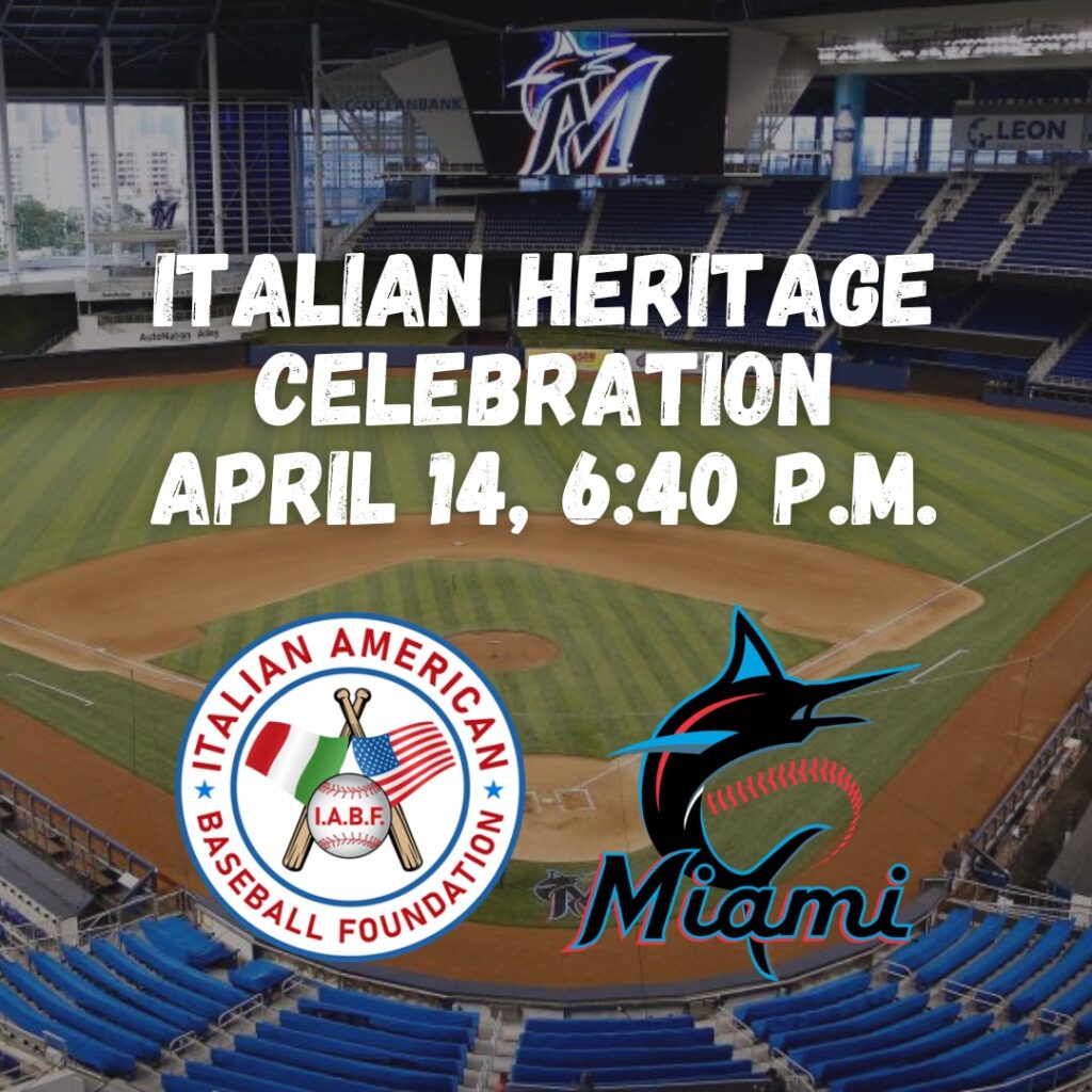 Marlins Hosting Italian Heritage Game on April 14