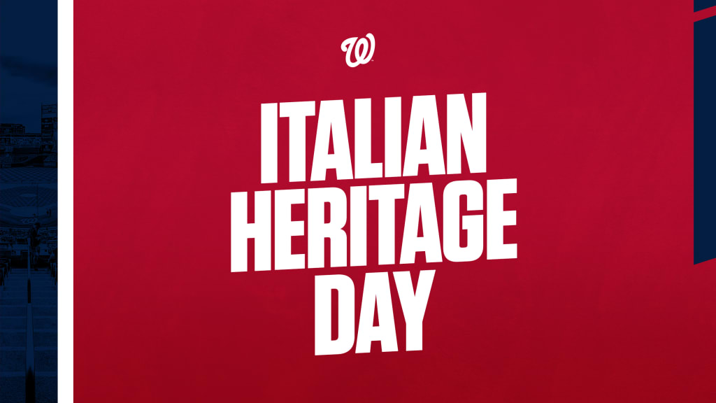 Washington Nationals Hosting Italian Heritage Night on June 20