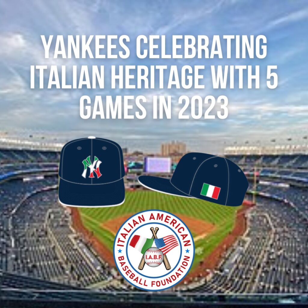 Yankees Celebrating Italian Heritage During Five Games in 2023