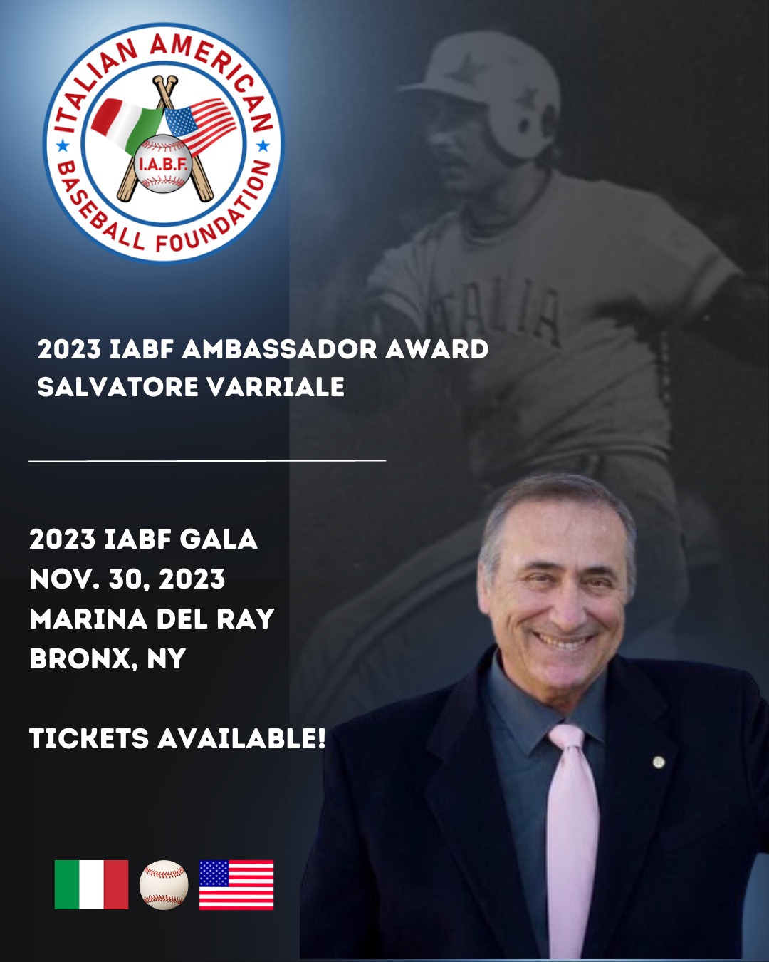 Salvatore Varriale Named 2023 IABF Ambassador Honoree - Italian ...